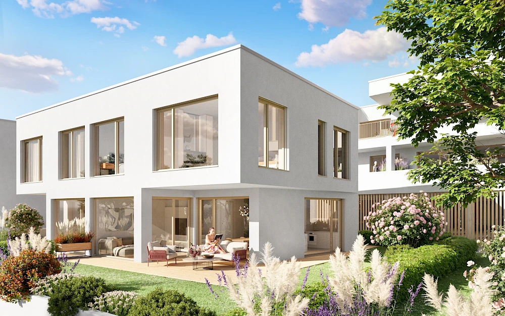ALT EGGENBERG- DOPPELHAUSHÄLFTE mit Garten & Blick ins Grüne - 4 Zimmer