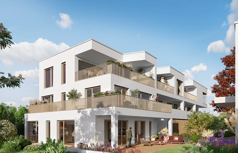 ALT EGGENBERG- Sonnige 2 Zimmer Wohnung mit Balkon und Blick ins Grüne – Bild 2