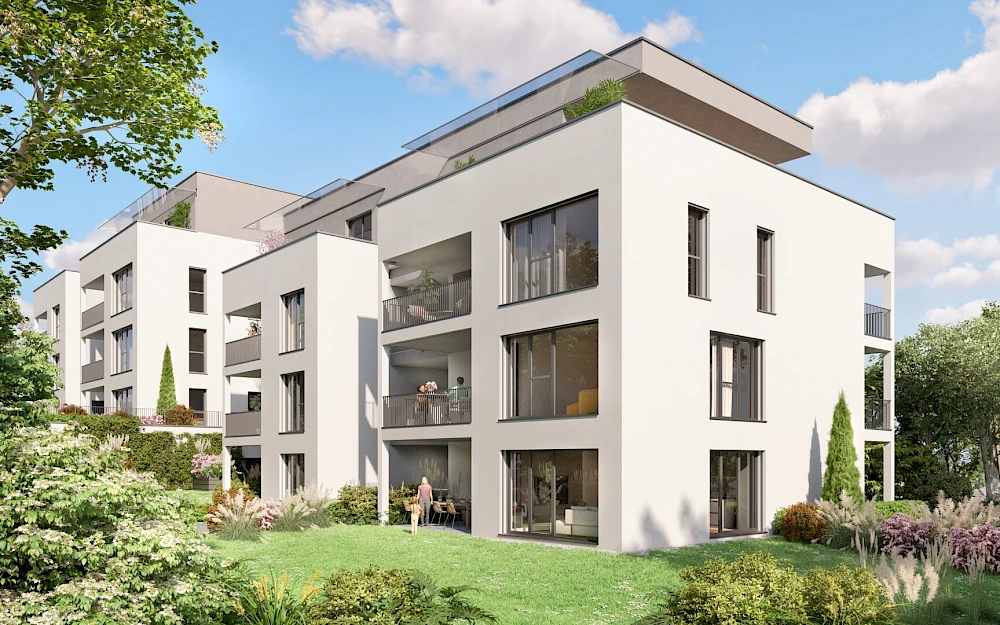 Projekt GEIDORF: Ideal geplante 4 Zimmer Wohnung mit Dachgarten!