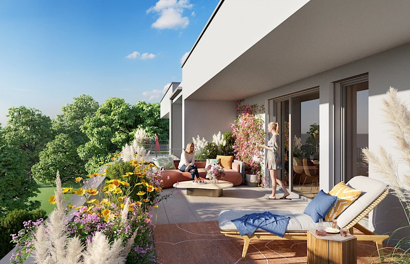PENTHOUSE Exklusiv, große Dachterrasse- Mariatrost Bestlage! ERSTBEZUG!
