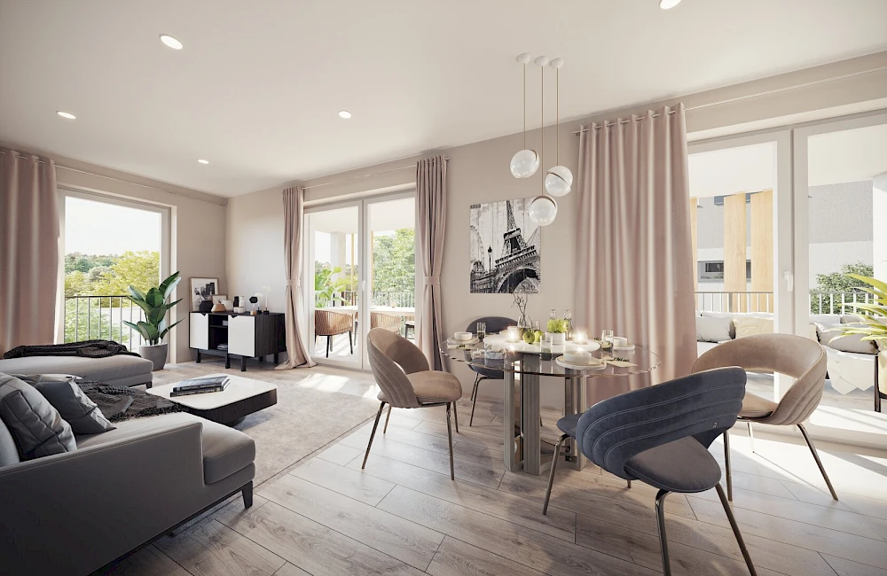 ERSTBEZUG Mariatrost: SONNIGE, große TERRASSE- 3 ZIMMER Wohnung