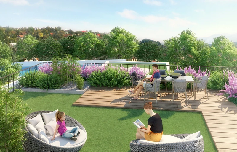 Projekt Am Ragnitzbad- *Top 2 Zimmer Wohnung mit Garten * – Bild 2